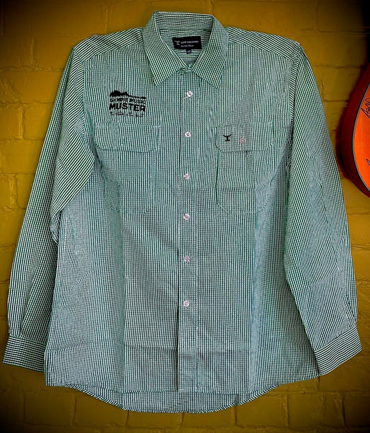 Men's L/S Dress Shirt Green