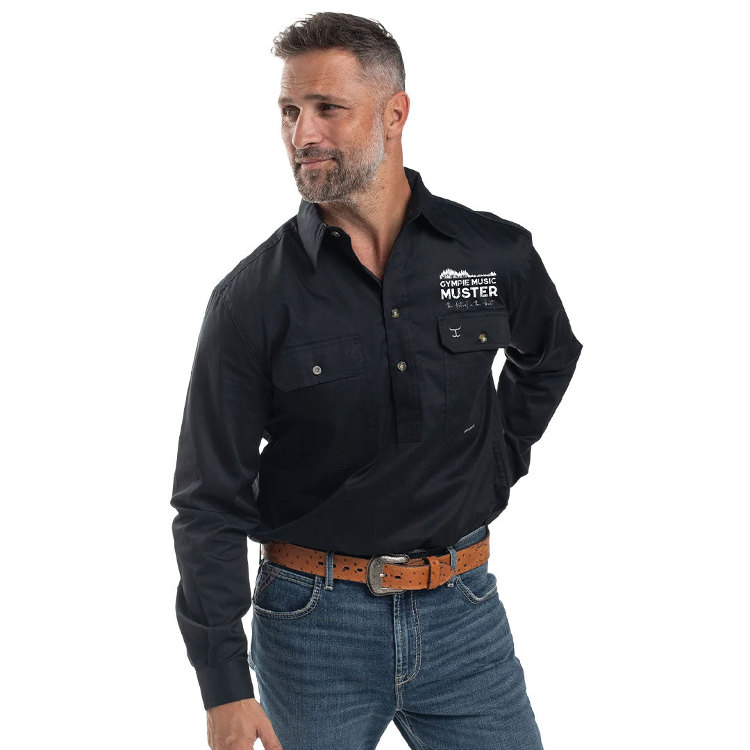 Muster 2026 Mens Workshirt Black