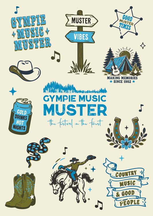 2026 Muster Sticker Sheet