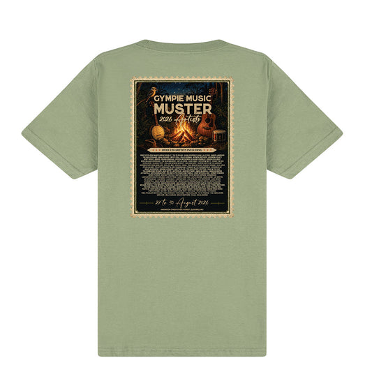 2026 Muster Artist Shirt Green