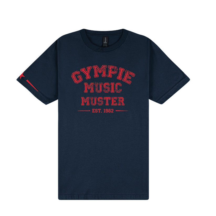 Muster College T-Shirt Navy